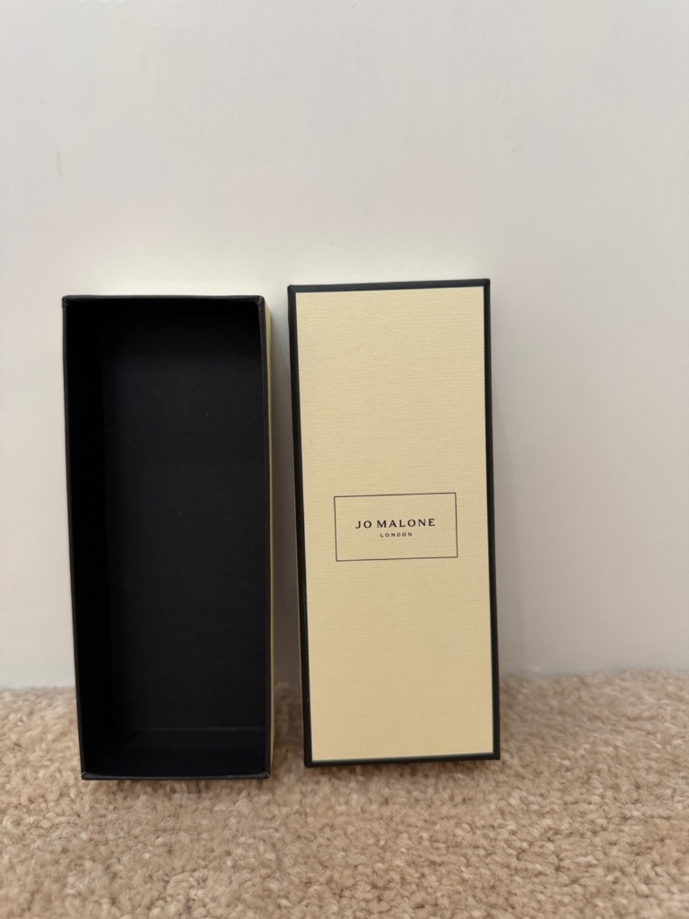 Jo Malone Cream Box with Black Interior Trim